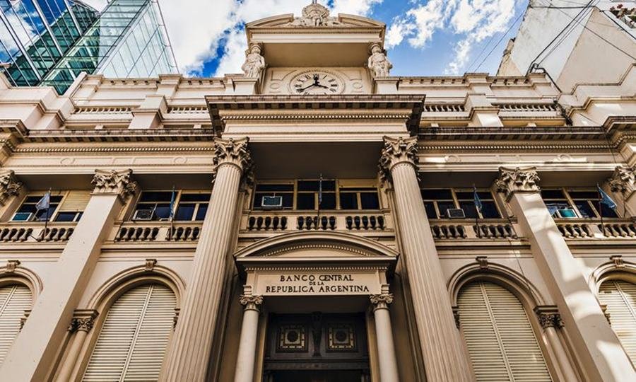Edificio del Banco Central de la República Argentina, sede de la autoridad monetaria nacional.