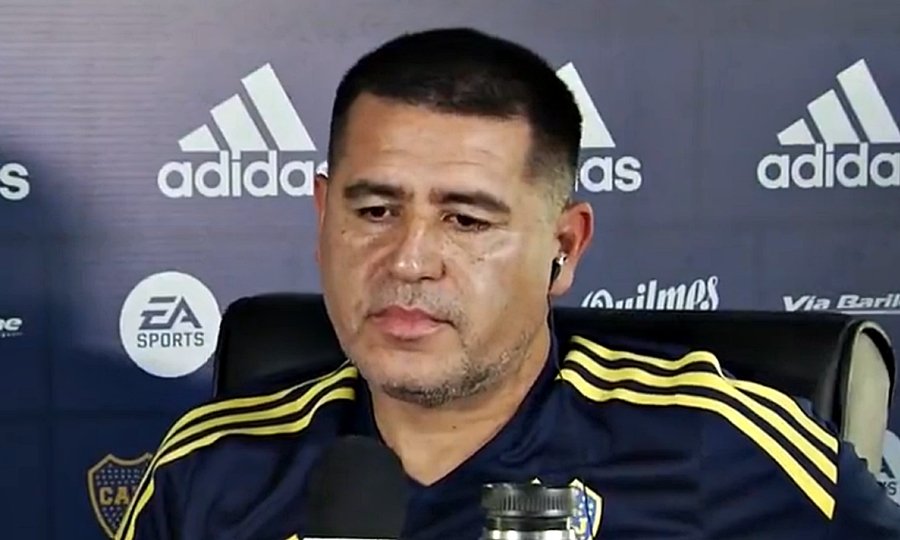 Riquelme, máximo ídolo y actual presidente de Boca Juniors.