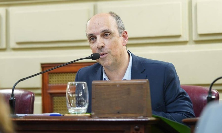José Corral, diputado provincial de Unidos para Cambiar Santa Fe y referente de la UCR, con trayectoria como intendente de la ciudad de Santa Fe entre 2011 y 2019.