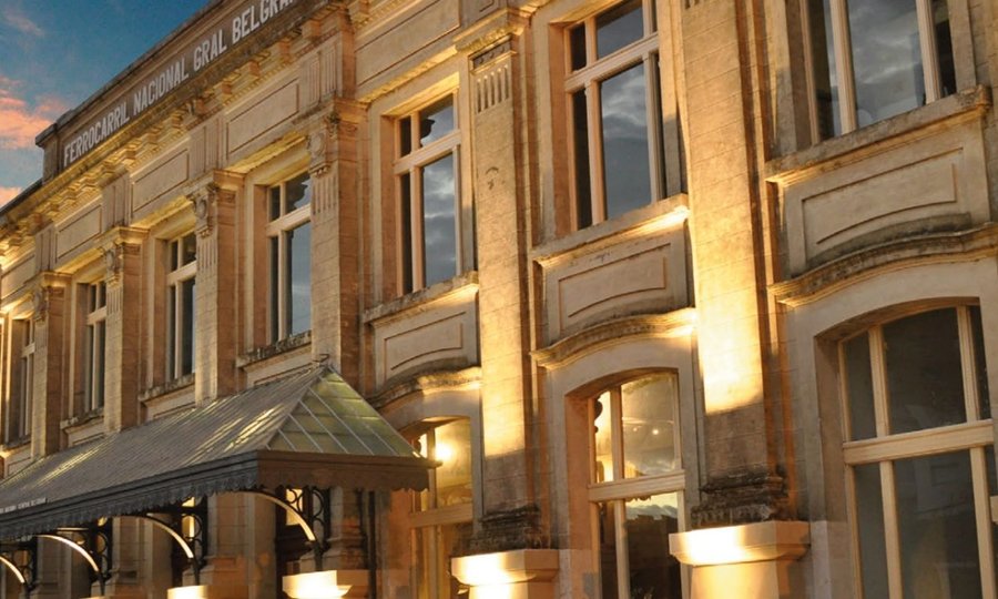 Vista general de la Estación Belgrano, uno de los principales espacios culturales y de eventos de la ciudad de Santa Fe.