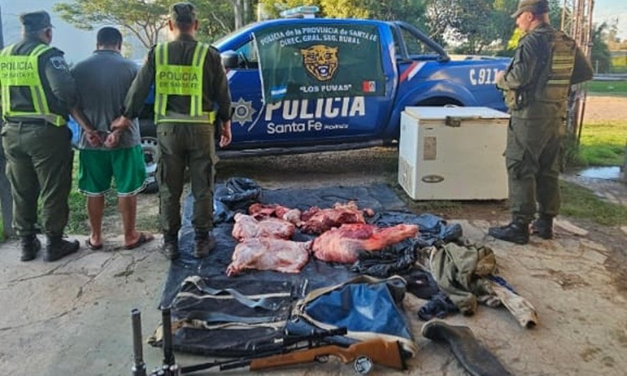 Personal de la Guardia Rural en uno de sus operativos habituales de control y prevención en zonas rurales.