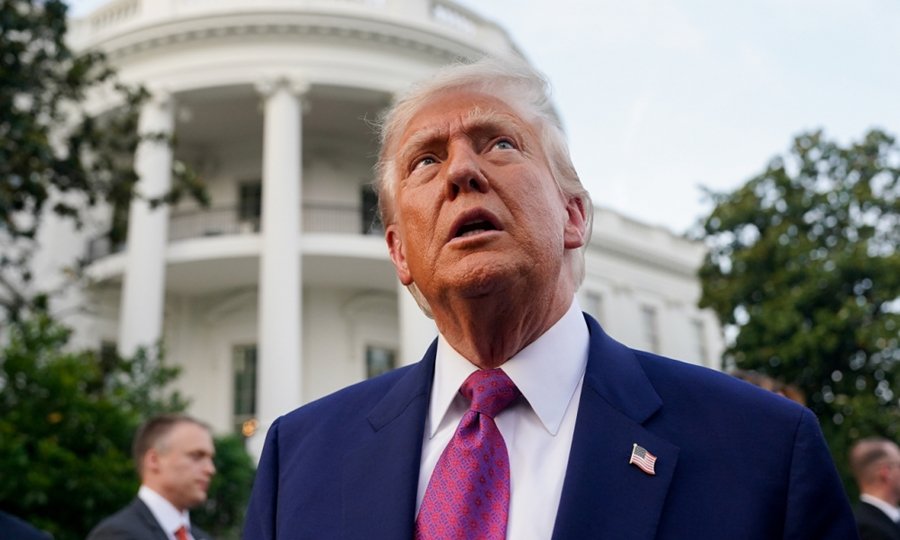 Donald Trump en una imagen de archivo durante una actividad oficial en Estados Unidos.