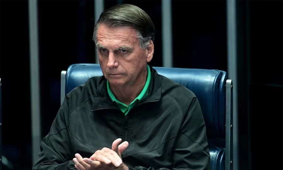 Jair Bolsonaro, ex presidente de Brasil, en una imagen de archivo durante una actividad pública en el país.