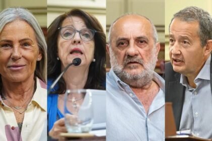 Diputados Verónica Baró Graf, Carlos Del Frade, Alicia Azanza y Omar Paredes