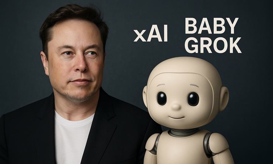 Elon Musk anunció Baby Grok: la inteligencia artificial para niños que genera alarmas