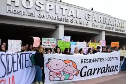 protesta en el hospital garrahan