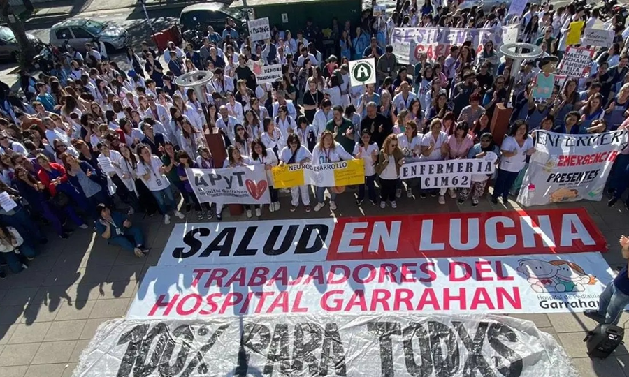 protesta hospital garrahan