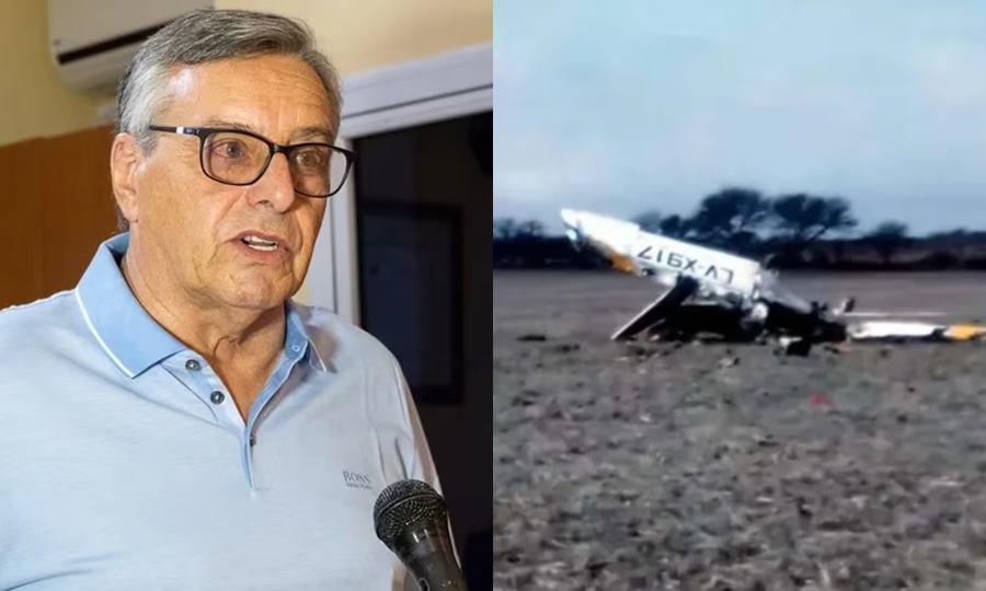 Murió el intendente de un pueblo de Córdoba al estrellarse con su avioneta en un campo de San Luis