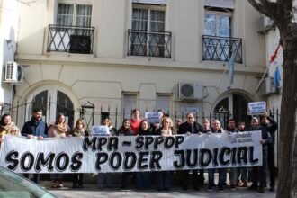 judiciales de santa fe advierten por el MPA y SPPDP extrapoder