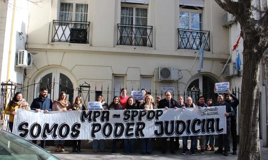judiciales de santa fe advierten por el MPA y SPPDP extrapoder