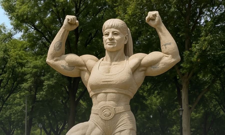 locomotora oliveras estatua