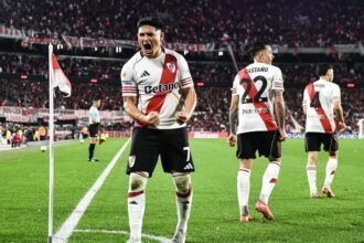 maxi salas debuto en river con un gol ante platense