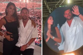 Kiss Cam: el divertido momento de Lionel Messi y Antonela Roccuzzo en el recital de Coldplay