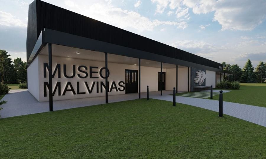 avanza la obra del museo de malvinas en reconquista