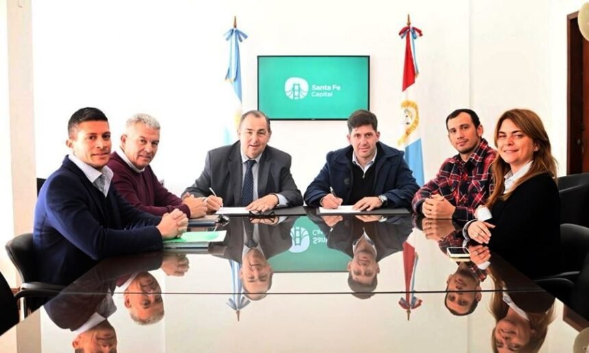 Ordenamiento territorial: se firmó un convenio con el Colegio de Profesionales de la Agrimensura