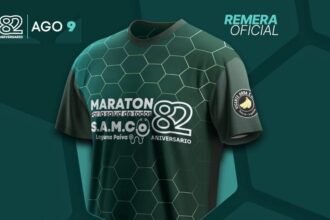 Presentaron la remera oficial de la Maratón por la Salud de Todos en Laguna Paiva