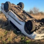 Impactante vuelco en la Ruta 11: el conductor salió ileso