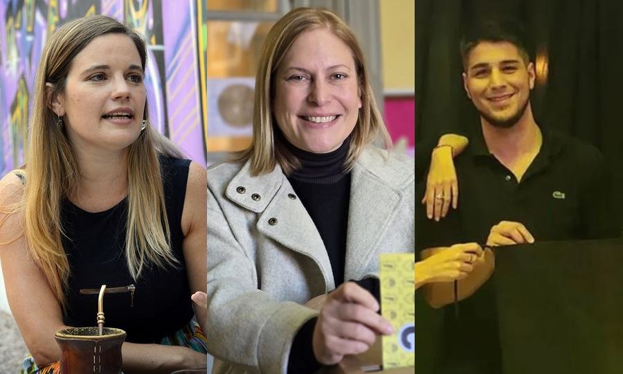 caren tepp, gisela scaglia y agustin pellegrini