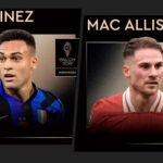 Lautaro Martínez y Alexis Mac Allister, los únicos argentinos que sueñan con el Balón de Oro 2025