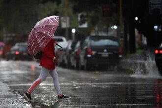 Continúa vigente el alerta naranja por tormentas para Santa Fe y alrededores