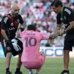 Preocupación por Messi: sintió una molestia y pidió el cambio a los ocho minutos