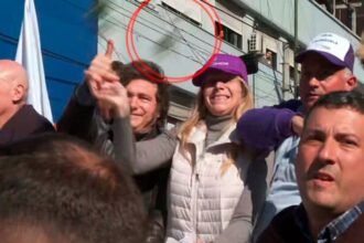 Atacaron con piedras a la caravana de Milei en Lomas de Zamora y debieron evacuar a la comitiva: hubo detenidos