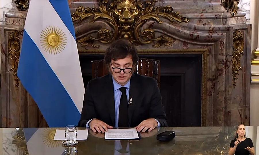 Milei desafió al Congreso: “Si quieren volver atrás me van a tener que sacar con los pies para adelante”