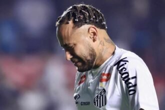neymar llanto tras derrota del santos
