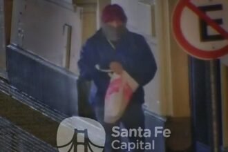 Las cámaras del Centro de Monitoreo Municipal detectaron a un hombre que robó en un comercio de calle San Martín