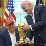 Gianni Infantino le dio la Copa del Mundo a Donald Trump: "El último fue Leo Messi. Y ahora usted, que es un ganador”