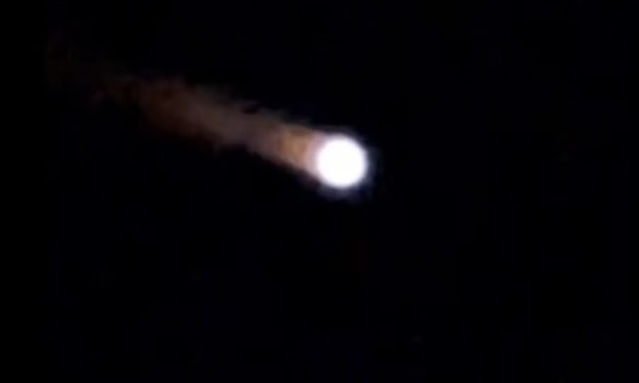 Cientos de personas captaron imágenes en las redes sociales