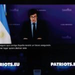 Javier Milei grabó un video y este se reprodujo en Europa Viva 2025.