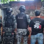 Efectivos de la Policía de Investigaciones durante un operativo en la ciudad de Rosario (foto de archivo).