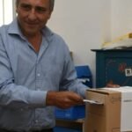 Cachi Martínez durante una jornada electoral en Santa Fe. Foto de archivo.