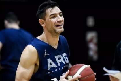 Carlos Delfino, emblema del básquet argentino y último representante de la Generación Dorada, durante su etapa en la Selección argentina.