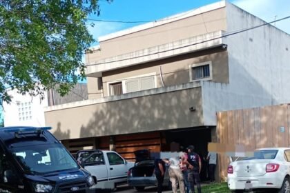 El domicilio de Reconquista donde la PDI detuvo al principal sospechoso del doble homicidio.