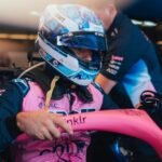 Franco Colapinto durante una jornada de Fórmula 1 con el equipo Alpine.