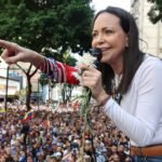 La líder opositora venezolana María Corina Machado