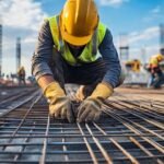 Empleado del sector de la construcción durante su jornada laboral. (Foto de archivo)