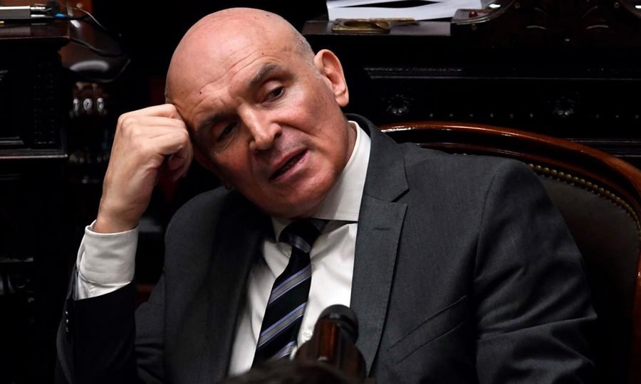 José Luis Espert durante una sesión en la Cámara Baja.