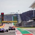 Pilotos de Fórmula 1 en acción durante una edición anterior del Gran Premio de Estados Unidos, en el Circuito de las Américas (Austin, Texas).