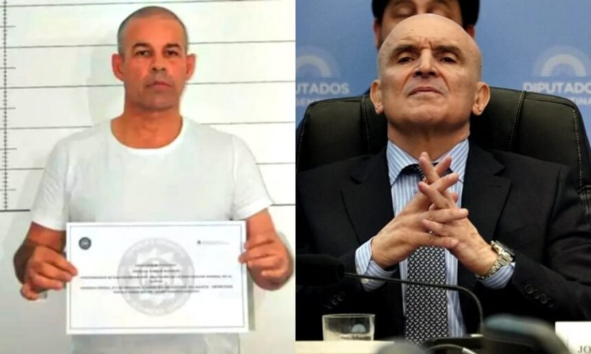 Fred Machado, empresario argentino investigado por causas judiciales y José Luis Espert, económista y político referente de La Libertad Avanza