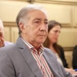 El senador Raúl Gramajo durante una actividad institucional en la provincia de Santa Fe. Foto de archivo.