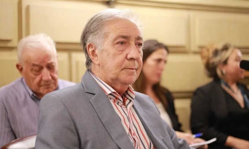 El senador Raúl Gramajo durante una actividad institucional en la provincia de Santa Fe. Foto de archivo.