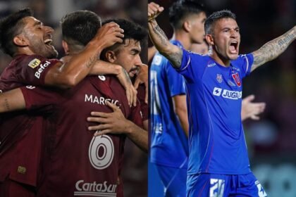 Lanús y Universidad de Chile, protagonistas del duelo por las semifinales de la Copa Sudamericana.