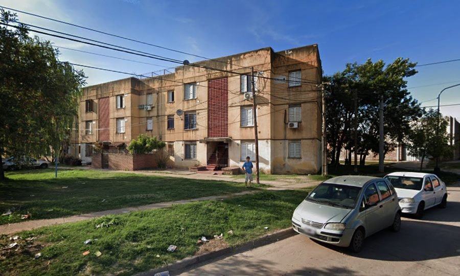 Vista aérea ilustrativa del barrio Las Flores, en la zona noroeste de la ciudad de Santa Fe. Foto de archivo / Google Maps.