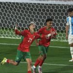 Marruecos y la Selección Argentina Sub 20, disputado en la final del Mundial en Santiago de Chile.