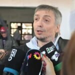 Máximo Kirchner, durante una jornada electoral en la provincia de Buenos Aires.