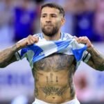 Nicolás Otamendi, defensor central de la Selección Argentina.