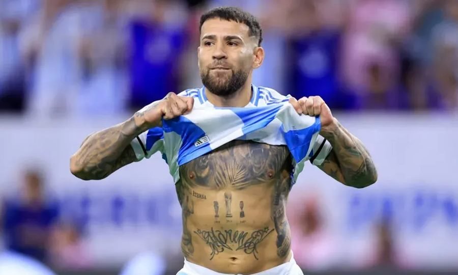 Nicolás Otamendi, defensor central de la Selección Argentina.